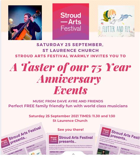 A Taster of Stroud Arts Festival 75 Year Anniversary Events | Stroud Arts Festival