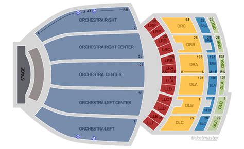 Fox Theatre Seating Chart