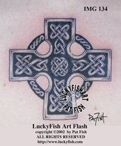 St John the Baptist Cross Celtic Tattoo Design – LuckyFish Art