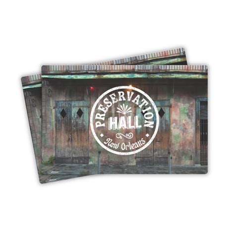 Preservation Hall Gift Card – Preservation Hall Merchandise