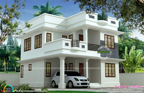 1897 sq-ft cute double storied house - Kerala Home Design and Floor ...