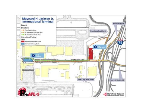 ATL International Airport Map - Guide maps online ATL International Airport Map Airport Gateway ...