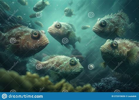 Blob Sculpin Fish Underwater Lush Nature by Generative AI Stock ...