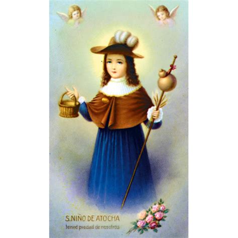 Nino de Atocha Prayer Card (Spanish Text) | Gannon's Prayer Card Co.