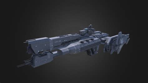 Frigate - 3D model by De_scrypt [8ee6553] - Sketchfab