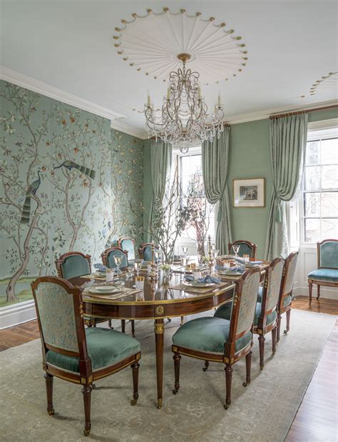 16 Luxury Dining Room Wallpaper Design - DHOMISH