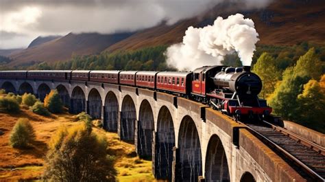 Premium AI Image | Jacobite steam train