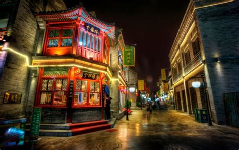 Beijing Streets At Night - 5000x3130 Wallpaper - teahub.io