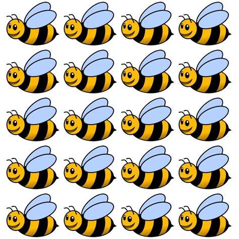 24 Colourfull Bee Stickers Inside or Outside Use - Etsy