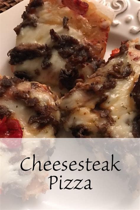 Cheesesteak Pizza Recipe - Sabrinas Organizing