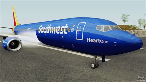 Boeing 737-800 Southwest Airlines (Heart Livery) for GTA San Andreas