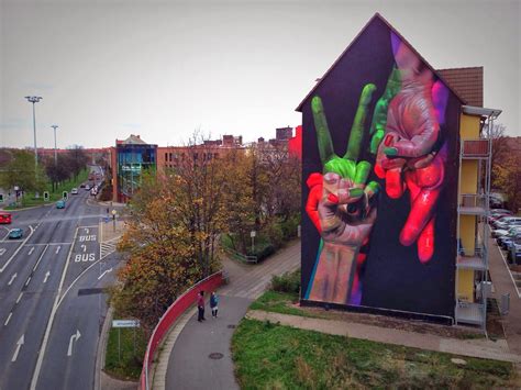 Case New Mural For OQ-Paint - Erfurt, Germany | StreetArtNews | StreetArtNews