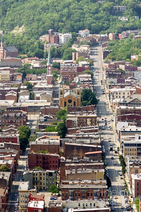 Cincinnati Over The Rhine Aerial Photo Photograph by Paul Velgos - Fine ...