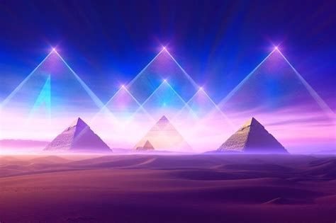 Premium AI Image | giza pyramids