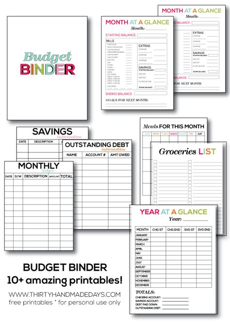 Diy Budget Binder Printables - Free Printable Wedding