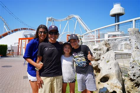 The former Brazilian driver Emerson Fittipaldi at Gardaland with his family commented on the ...