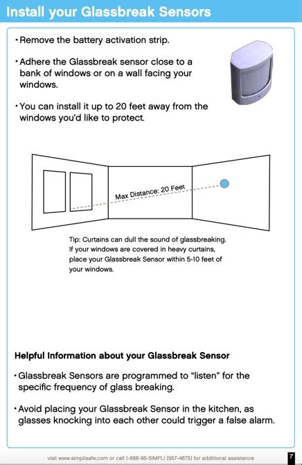 ‎Original SimpliSafe Glassbreak Sensor Installation Guide | SimpliSafe ...