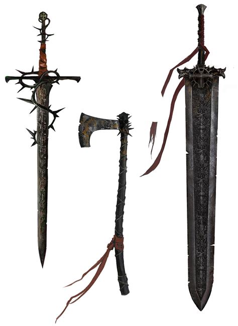 Dark Crusader Weapon Concepts - Lords of the Fallen Art Gallery