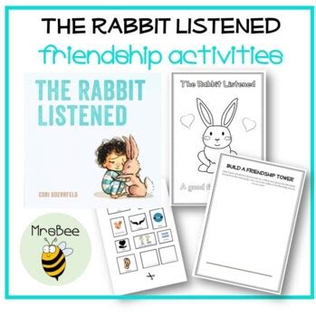 The Rabbit Listened Friendship Activities by MrsBeeTPT | TPT