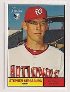 Amazon.com: 2010 Topps Heritage #Stephen Strasburg Rookie Card - Limited to 999 Produced ...