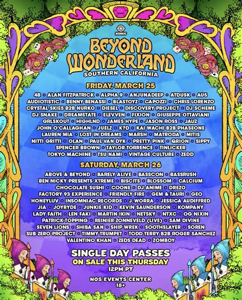 Beyond Wonderland 2023 | Lineup | Tickets | Photos | Rumors | Schedule | Map | Dates | Live ...