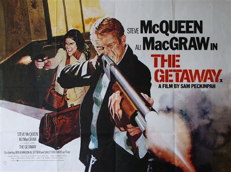 Original The Getaway Movie Poster - Steve McQueen - Sam Peckinpah