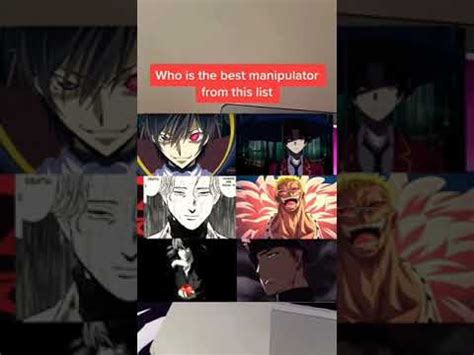 Who is the best anime Manipulator - YouTube