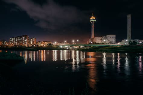 Night view, Yangsan Tower, Yangsan, Korea | Quan H. KIM | Flickr