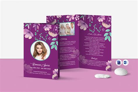 Funeral Program Template | Behance