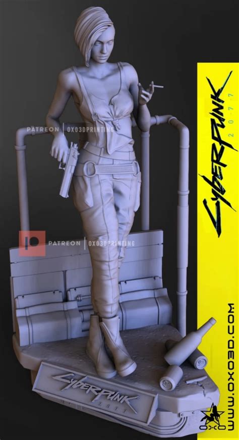 Cyberpunk 2077 – Judy Alvarez - 3D print model - PresetsFX.com