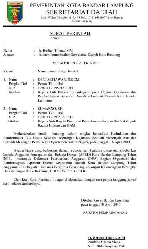 Contoh Surat Resmi Yang Baik dan Benar [TERBARU]