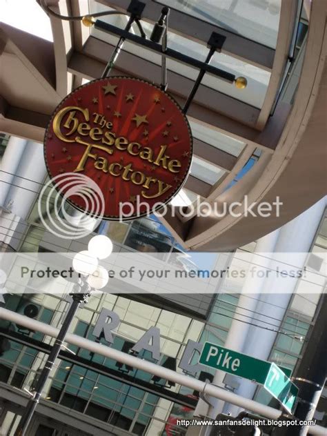 SanFan's Delicious Delights: Cheesecake Factory – Seattle