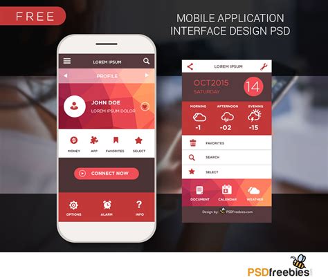 App Home Screen Design Template