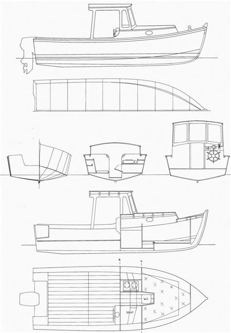 Jiffy V-22 - Small Boats Magazine | Wooden boat plans, Model boat plans, Boat plans