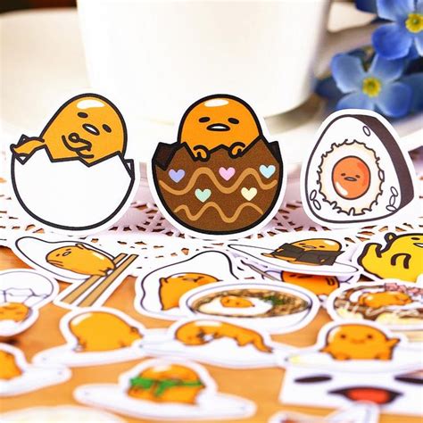 Lovely Gudetama Stickers PN2252 | Cute stickers, Themed stickers ...