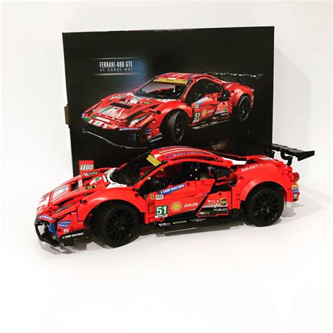 Newly created LEGO Ferrari 488 gte : lego