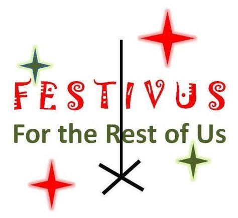 The traditional decoration for Festivus is a standard aluminum pole on a simple stand. No tinsel ...