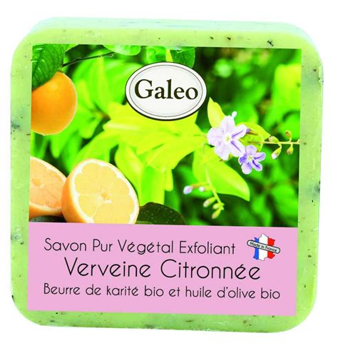 CouleurTropiques,savon exfoliant Galeo parfum verveine citronée, 100g ...