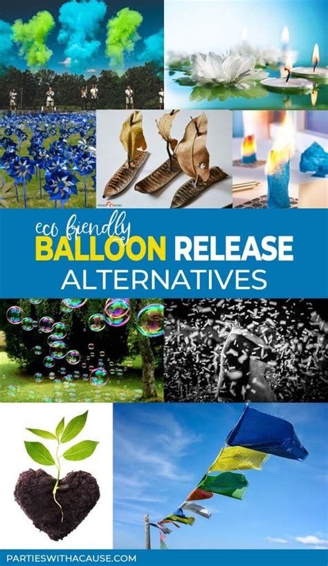 13 Balloon Release Alternatives | Balloon release, Balloons, Birthday ...