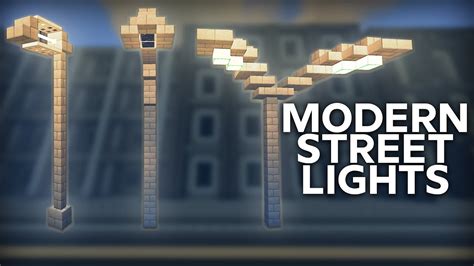 Modern Minecraft Street Lamp - Design Talk