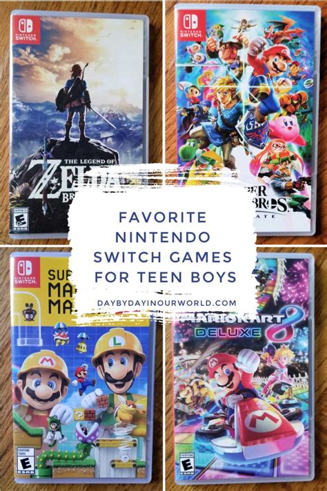 Nintendo Switch Games for Tween and Teen Boys