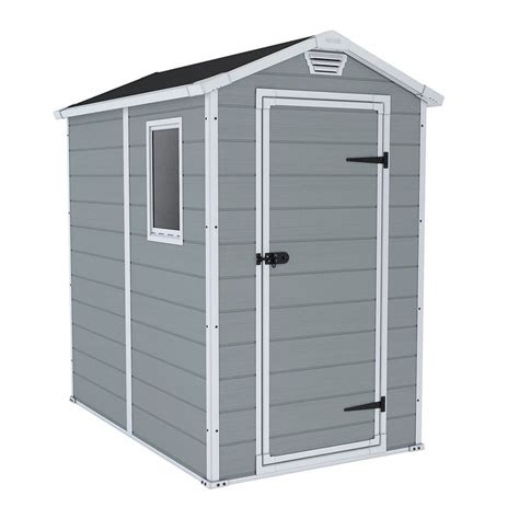 6x4 Manor Apex roof Plastic Shed | Plastic sheds, Plastic storage sheds, Outdoor storage sheds