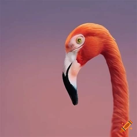 Flamingo bird on Craiyon