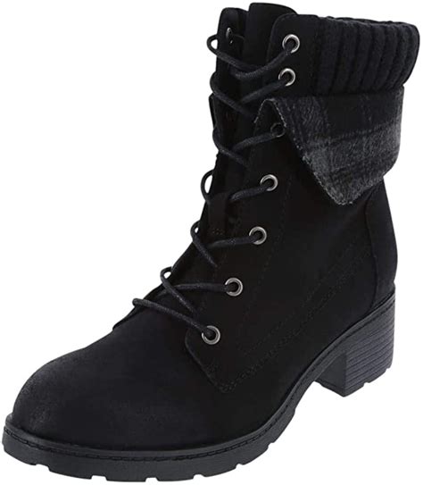Amazon.com | Brash Women's Warwick Lace-Up Boot | Ankle Bootie Hiking Boots Women, Snow Boots ...