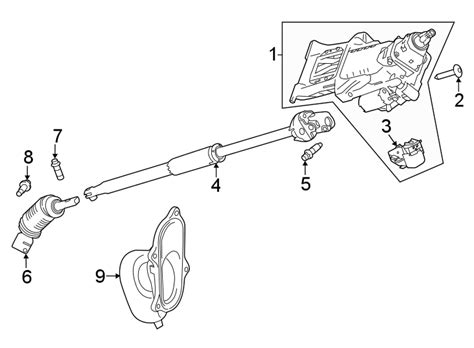 Land-rover Defender 90 Steering Column. Included with: Column ...