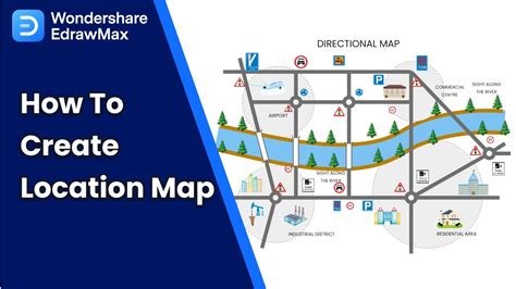 How to Create a Directional Map - Location Map | EdrawMax | โปรแกรมสร้างแผนที่ visio - tin hoc ...