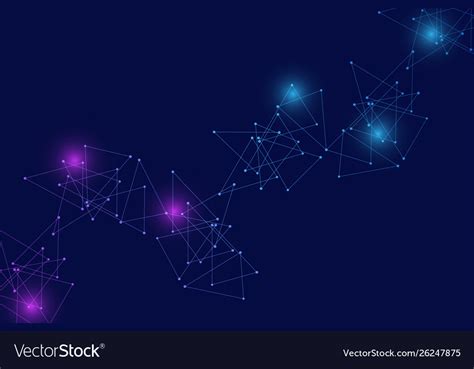 Big data visualization background modern Vector Image