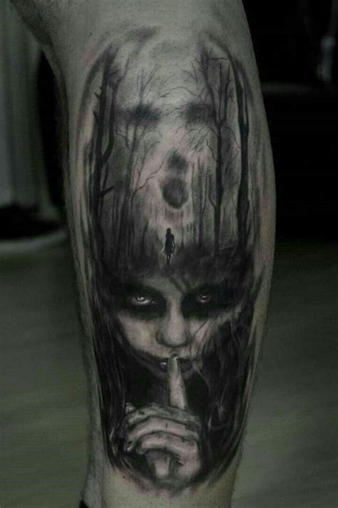 Pin by DeeDee on Tattoos | Scary tattoos, Horror tattoo, Creepy tattoos