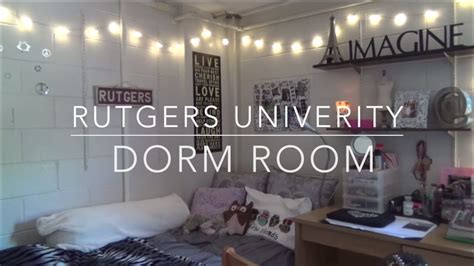 Dorm Room Tour & Tips: Rutgers University NB - YouTube