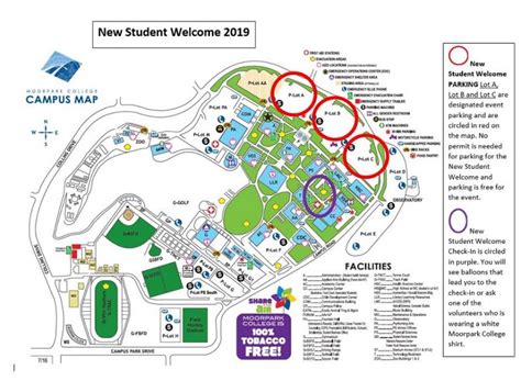 Moorpark College Campus Map: Your Guide To Navigating The Campus - World Map Colored Continents